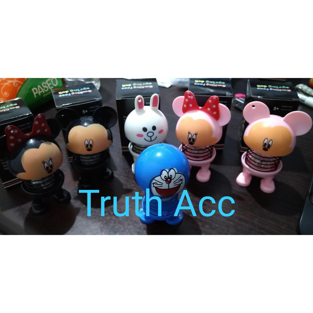  Boneka  Emoticon Emoji Disney Doraemon LED Per Goyang 