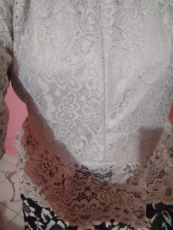 Gamis Brokat Kondangan Batik Remaja Tersedia Ukuran S-jumbo Bisa Couple/pisah