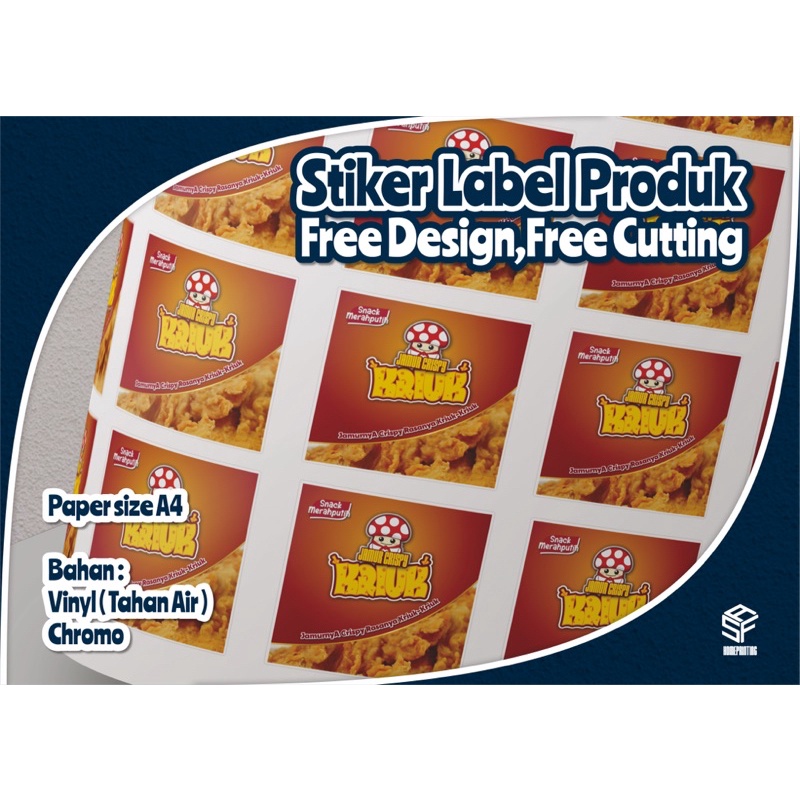 

CETAK STIKER LABEL CUSTOM CHROMO