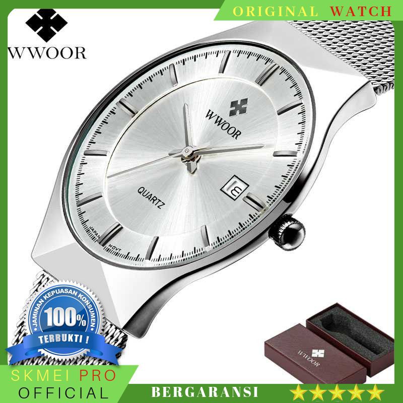 ORIGINAL WATCH WWOR Jam Tangan Analog Pria - 8016 BERGARANSI