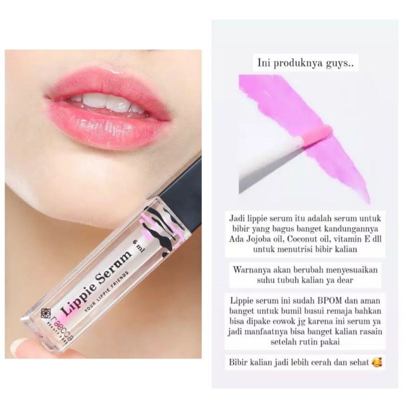 Lippie serum by raecca isi 6ml BPOM