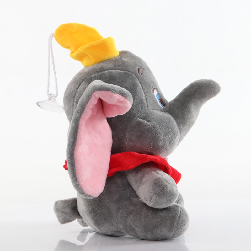 1pc Boneka Dumbo Kartun Anime Gajah Bahan Plush Lembut Ukuran 22cm 12cm Untuk Hadiah Ulang Tahun