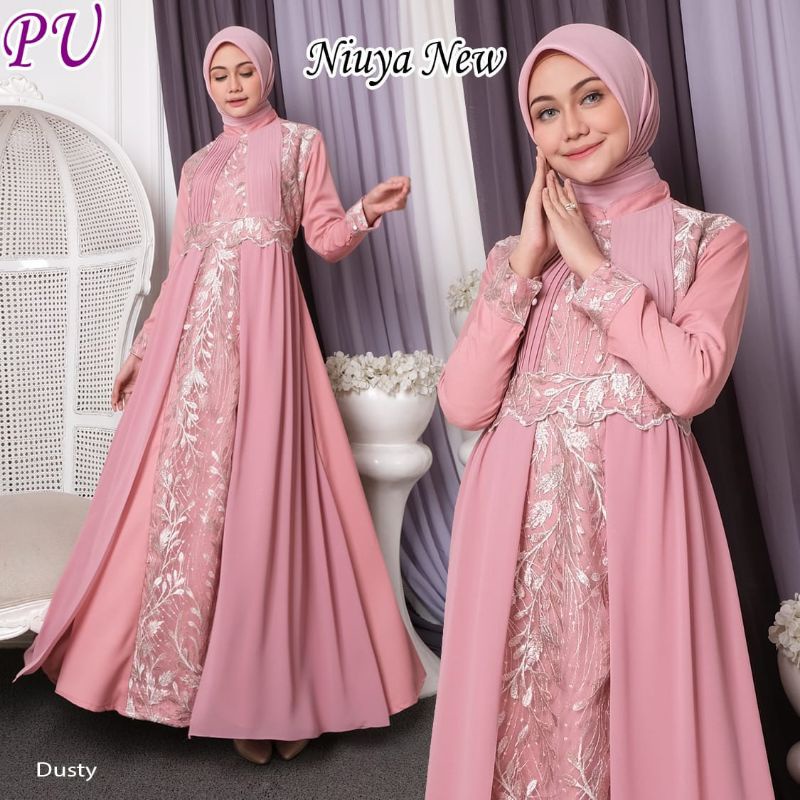 gamis pesta modern ala Imas fahriaty