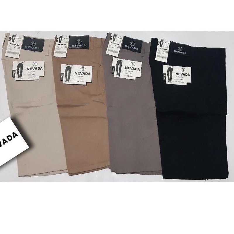 Celana Pendek Chino Cowok Bahan Melar Terbaru High Quality