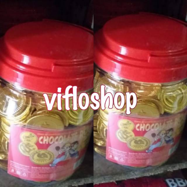 

Coklat Koin/ Chocolate Dollar/ Yuro Coin/ Coklat Dollar (Kemasan Toples)