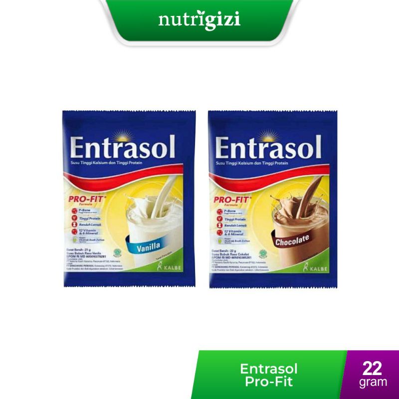 Entrasol Susu Sachet 22g