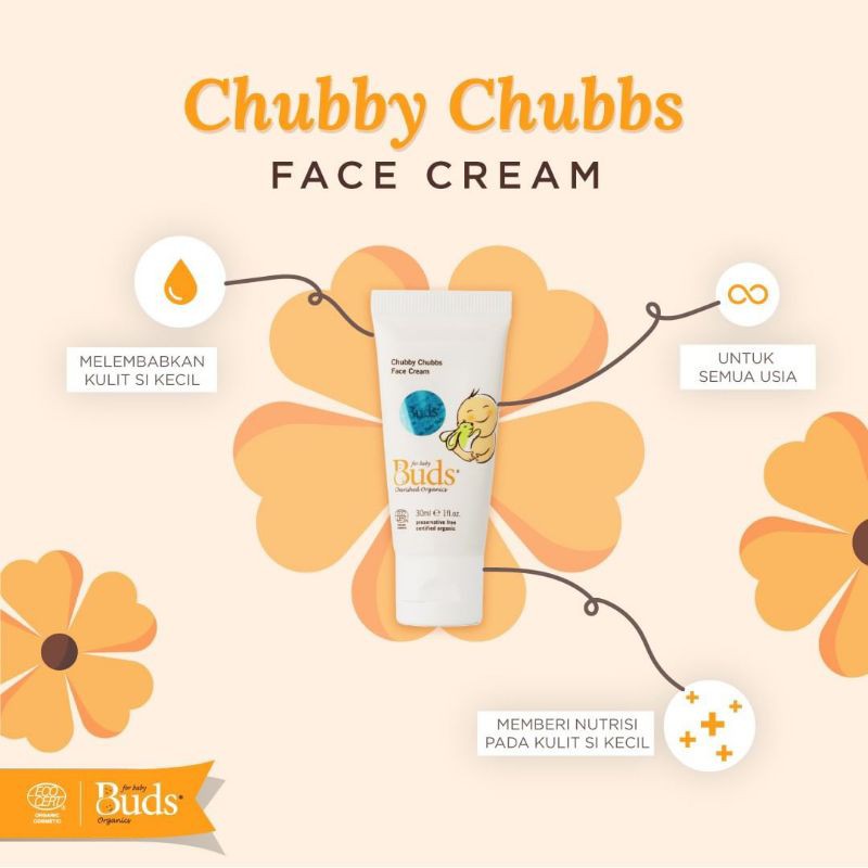 Buds Chubby Chubbs Face Cream 30ml