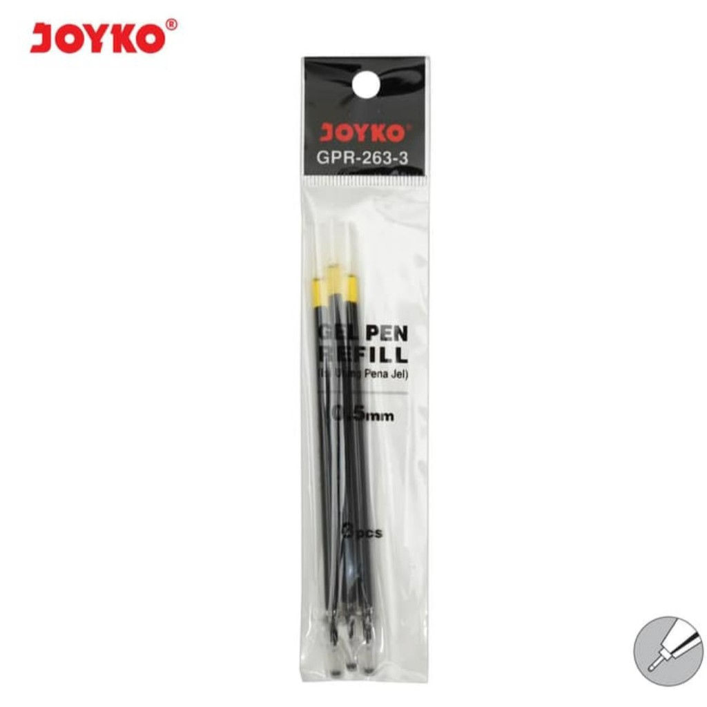 

GPR263 ISI PEN GEL JOYKO GPR 263 / REFILL PULPEN JOYKO ATK