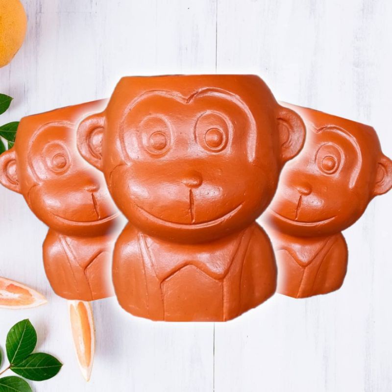 POT GERABAH TERAKOTA MONYET