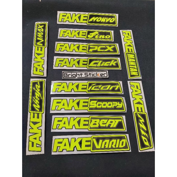 STICKER FAKE BEAT VARIO SCOOPY MIO DLL CUTTING