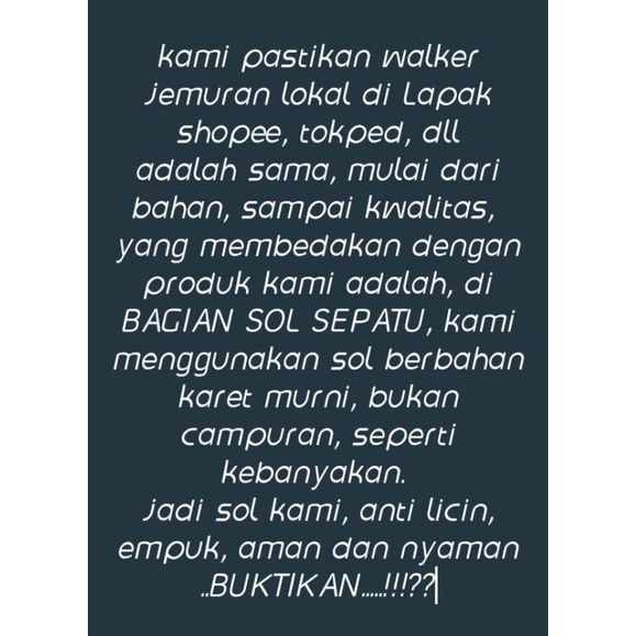 Walker ORIGINAL Walker alat bantu jalan Lansia