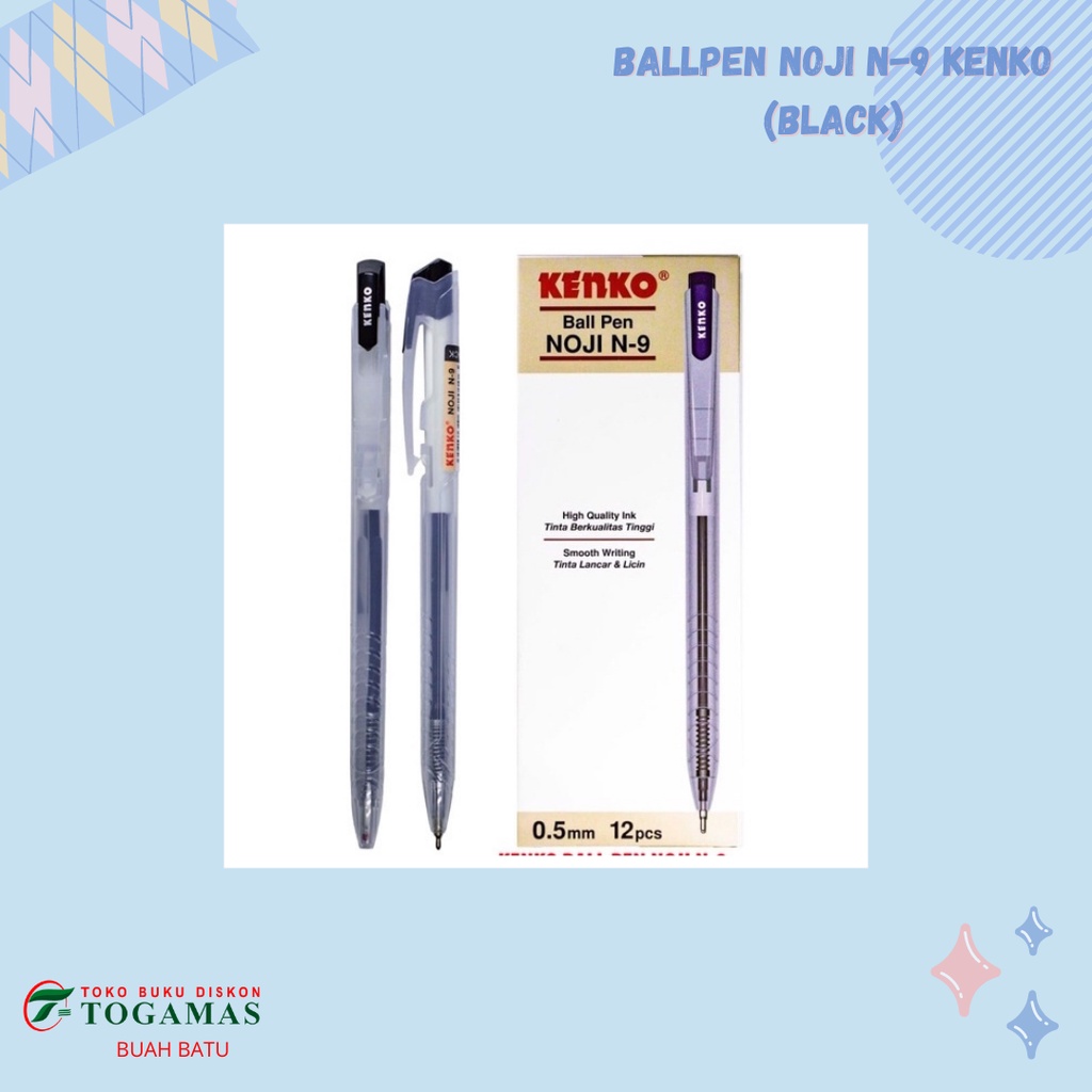 

BALLPEN NOJI N-9 KENKO (BLACK)