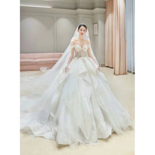 Pre Order gaun pengantin ballgown baju pengantin sabrina wedding dress import wedding gown mewah
