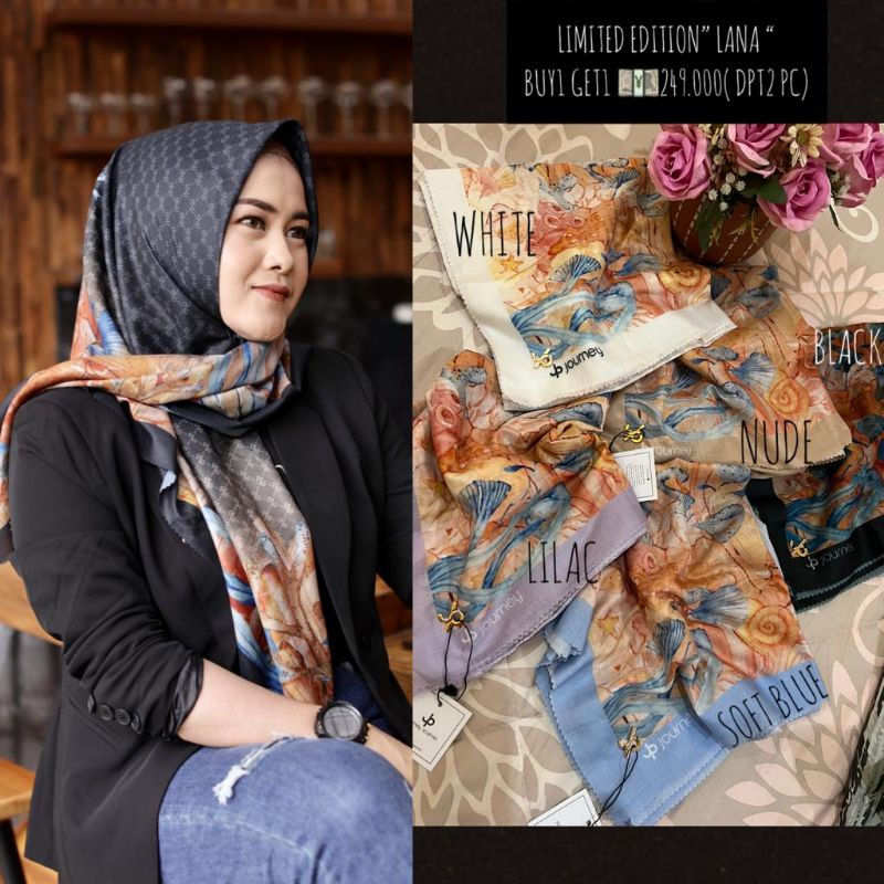 Jilbab lena series by journey scarves buy 1 get 1