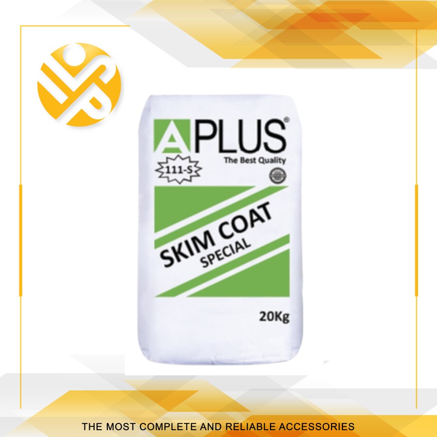 Plamur APLUS Special Skim Coat HIJAU / A Plus Skimcoat Spesial PER Zak