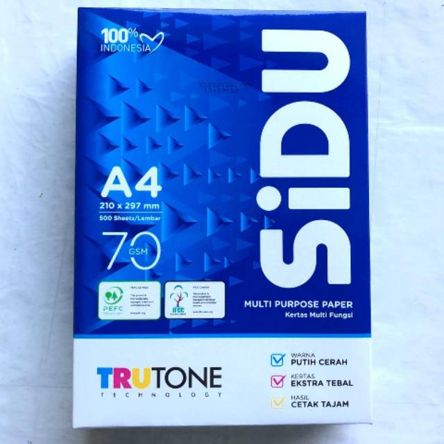 

KERTAS HVS A4 SINAR DUNIA 70 GR