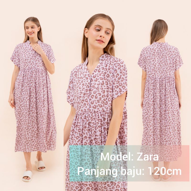 DASTER KHALIFS SLEEPWEAR EXCLUSIVE KHALIF'S ID HOMEWEAR HOMEDRESS RAYON VALENCIA SUPER PREMIUM BUSUI BAJU HAMIL FRIENDLY MIDI NYAMAN GEMES ADEM TERBARU-ZARA Leo Chocopink