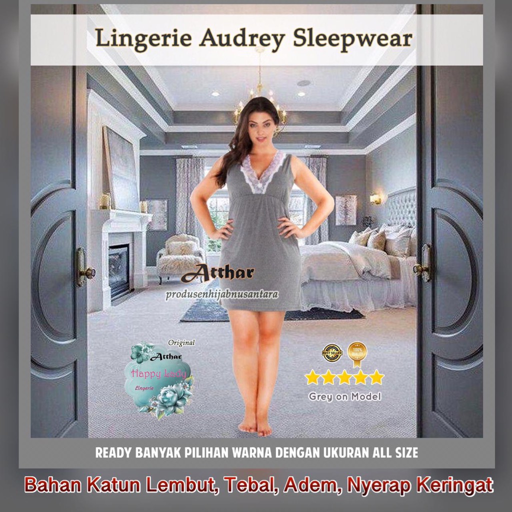 Terlaris! Katun Adem Lingerie, Underwear, Sleepwear, Baju Tidur,