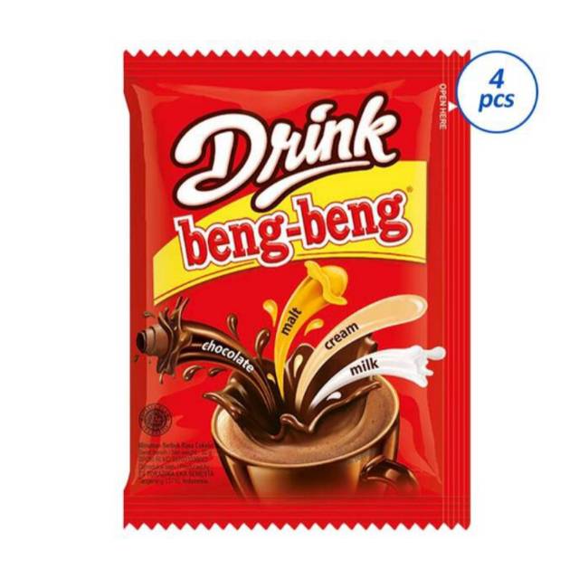 

Beng - Beng Drink Chocolate Minuman Coklat [ 4 pcs / 30g]