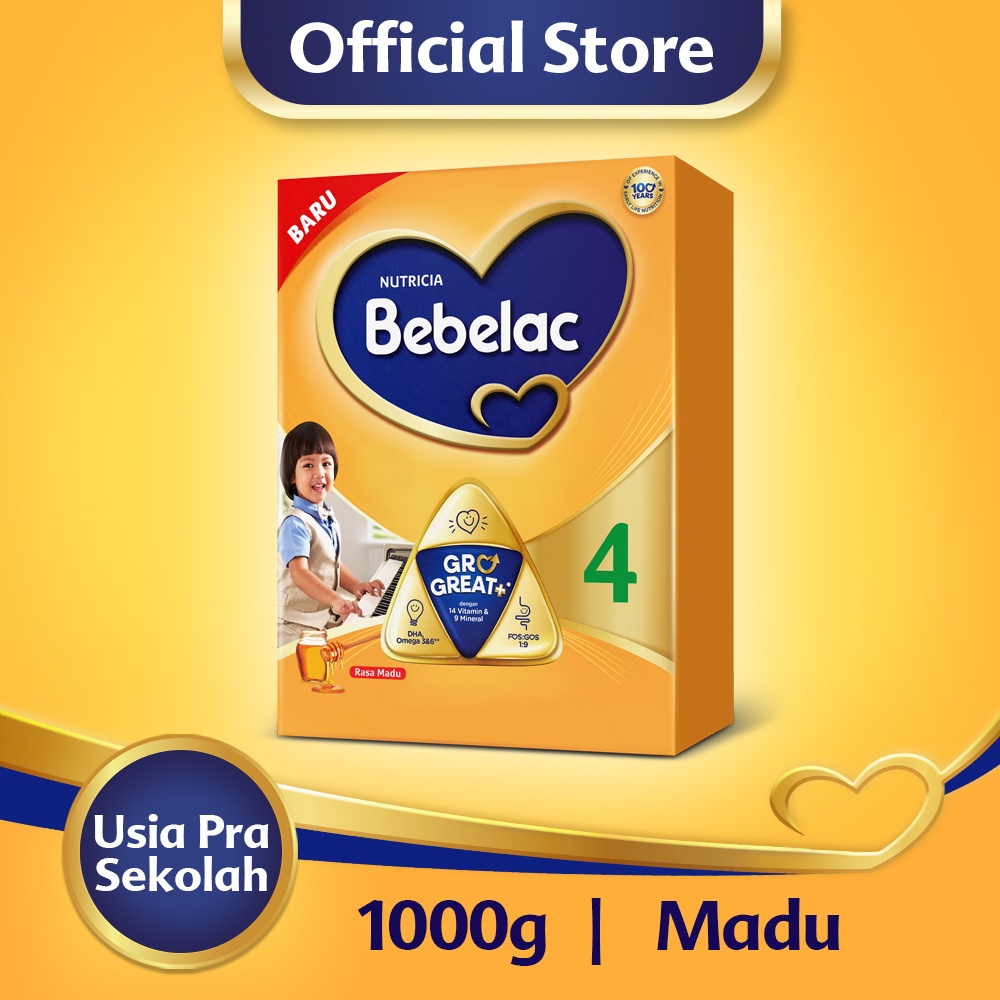 Bebelac 4 Madu/ Vanila Great+1000gr / 1800gr