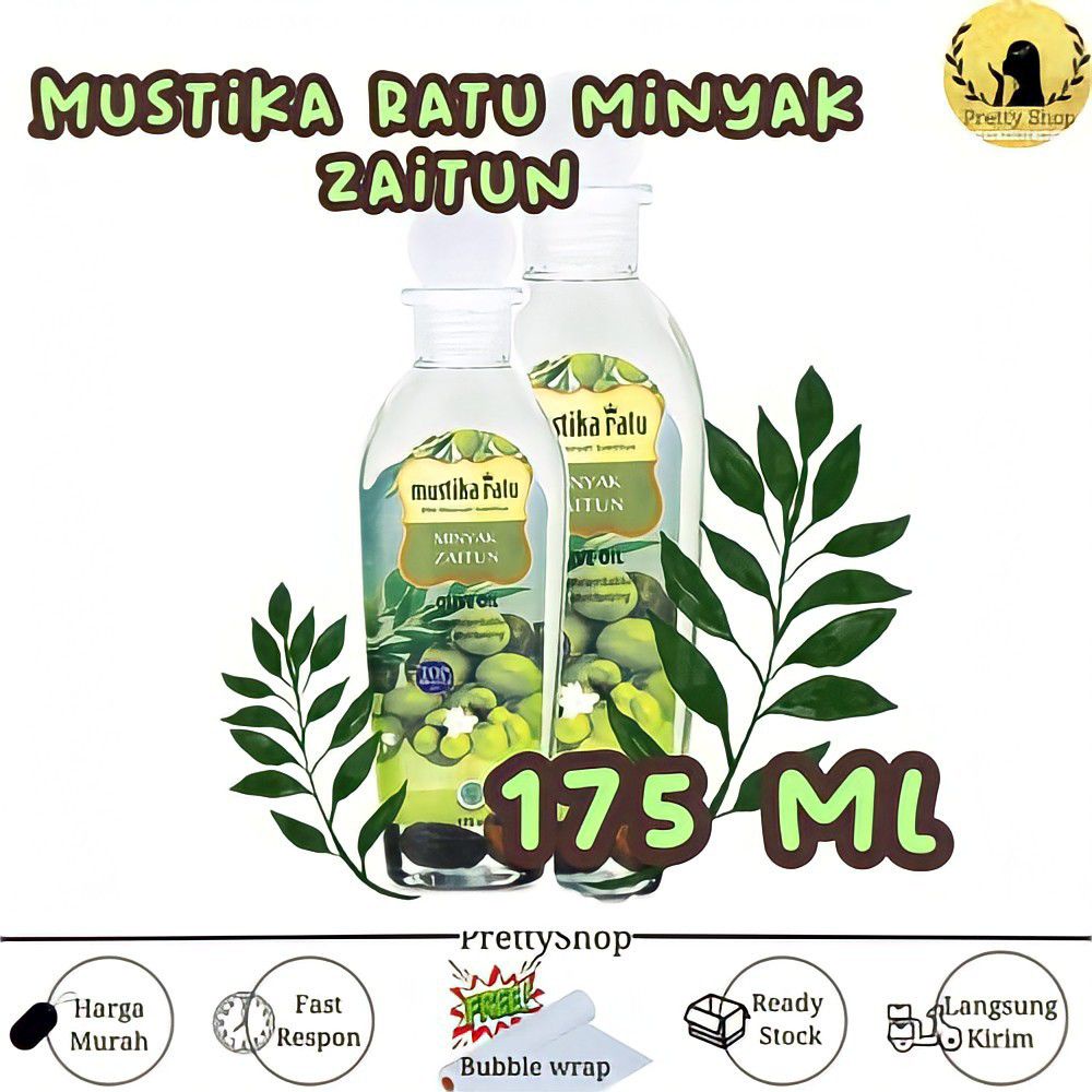 Mustika Ratu Minyak Zaitun Minyak Pijat 175 ml Original 100% Ori Asli