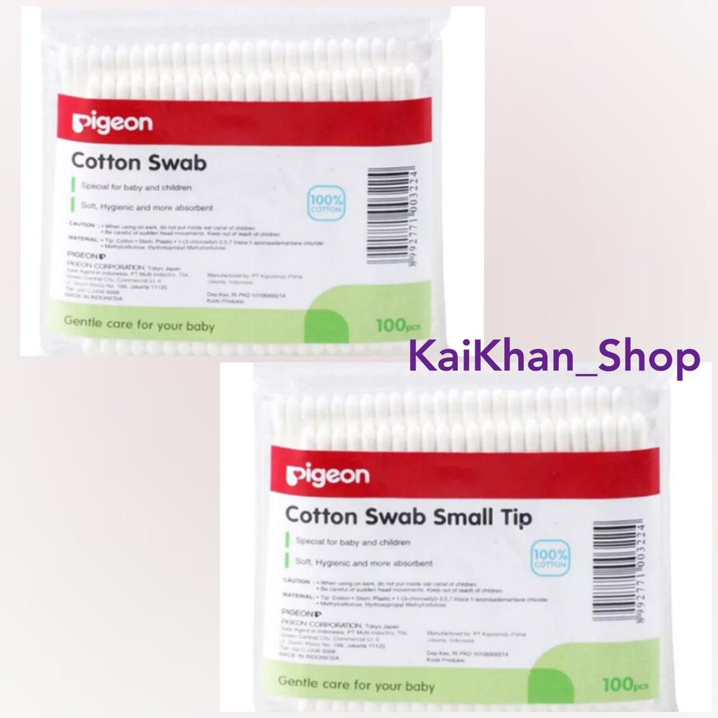 Pigeon Cotton Swab Small Tip isi 100 pcs