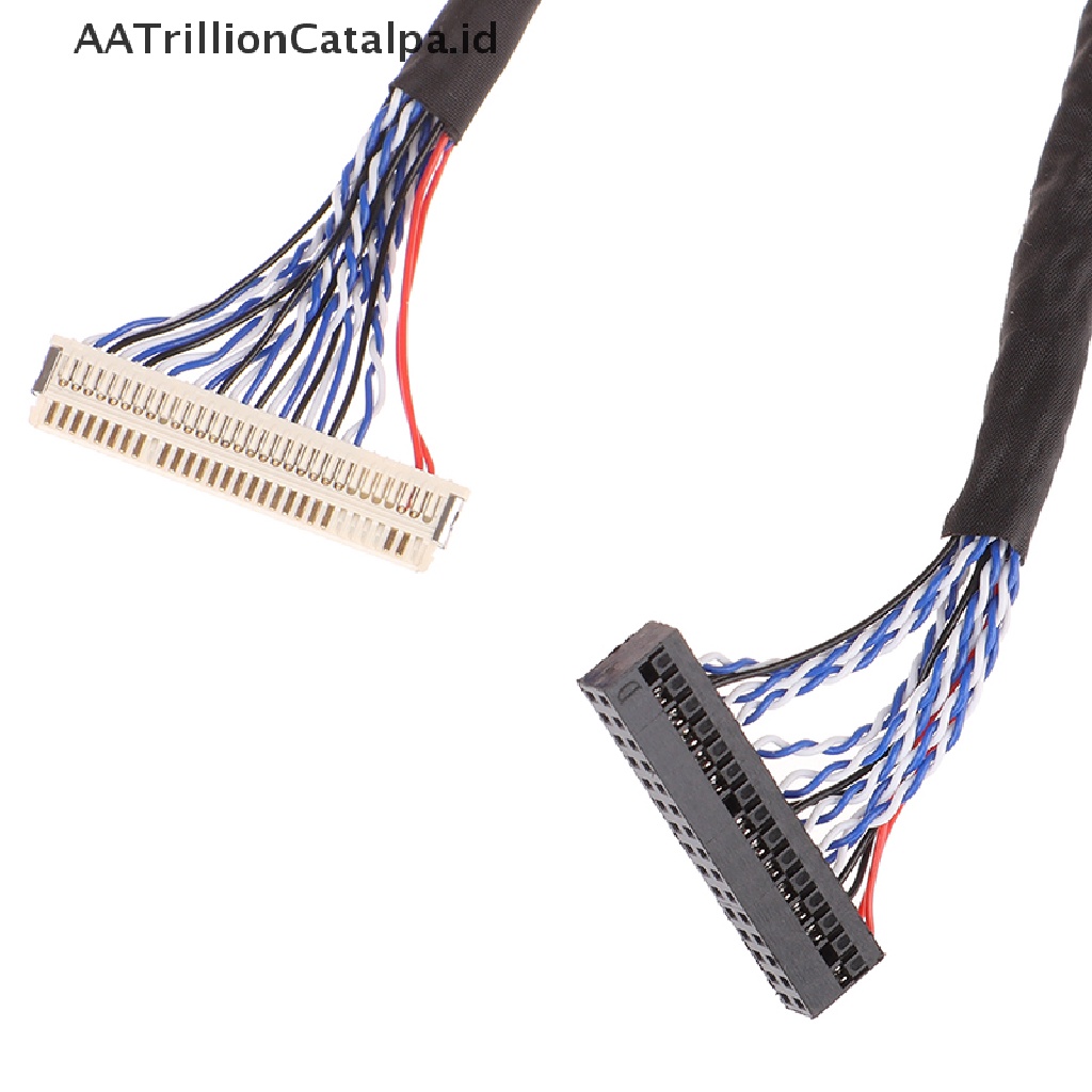 Aatrillioncatalpa LVDS Kabel FIX-30P-S6 30pin double 2ch 6 bit Untuk panel LCD