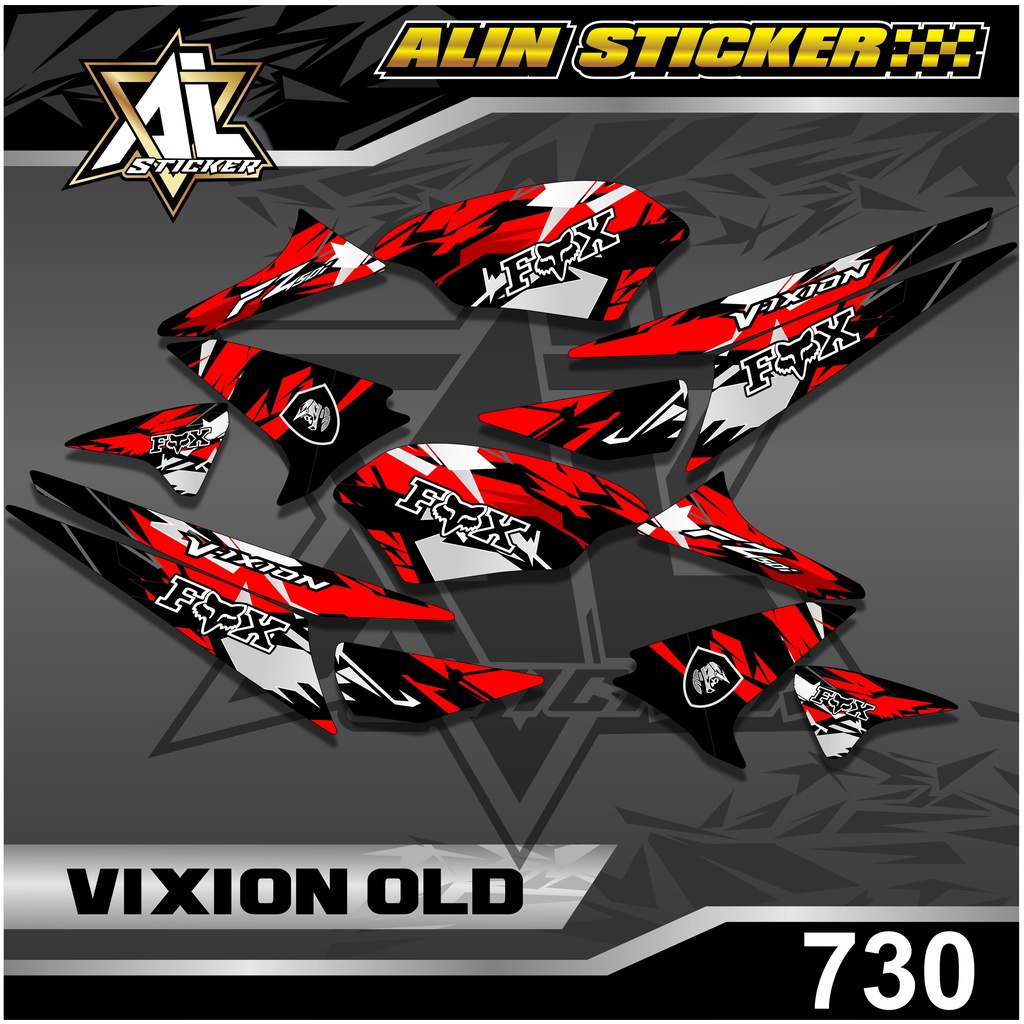 730 Striping Yamaha Vixion Old - Striping Variasi List Vixion Old Fox