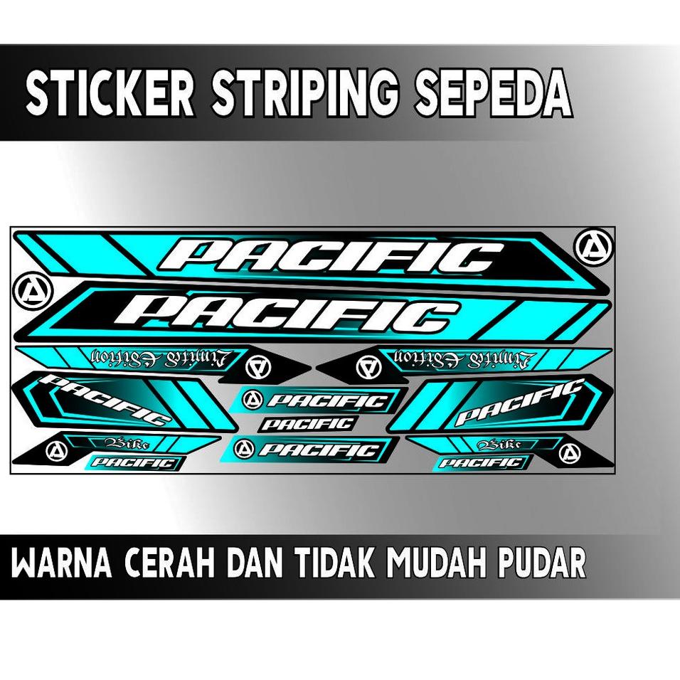 Promo 2020 STIKER VARIASI STRIPING BIKE-SEPEDA PASIFIC BMX o44☋