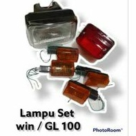 Lampu set honda gl100 lampu depan gl100