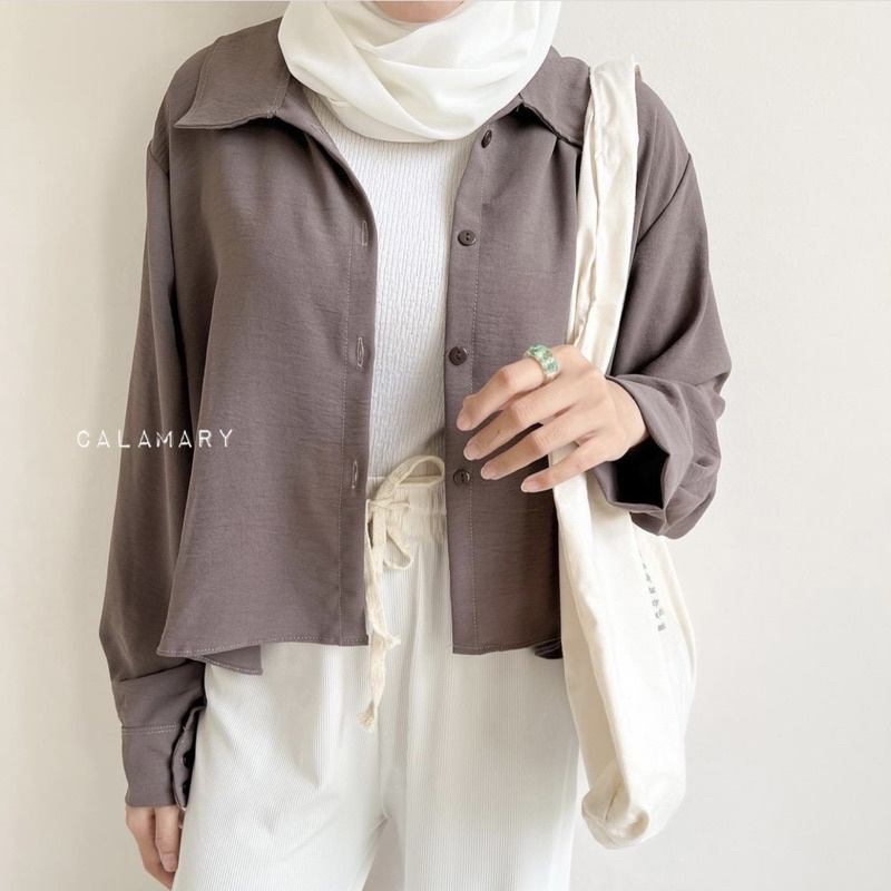 RAYCERY KEMEJA BASIC COTTON CRINKLE C1