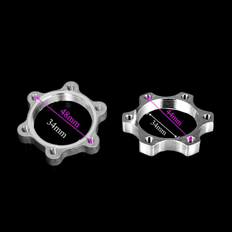 TG - HBF QILEJVS Threaded Hubs Disk Sepeda Freewheel Disc Adapter 6 Bolt 47518