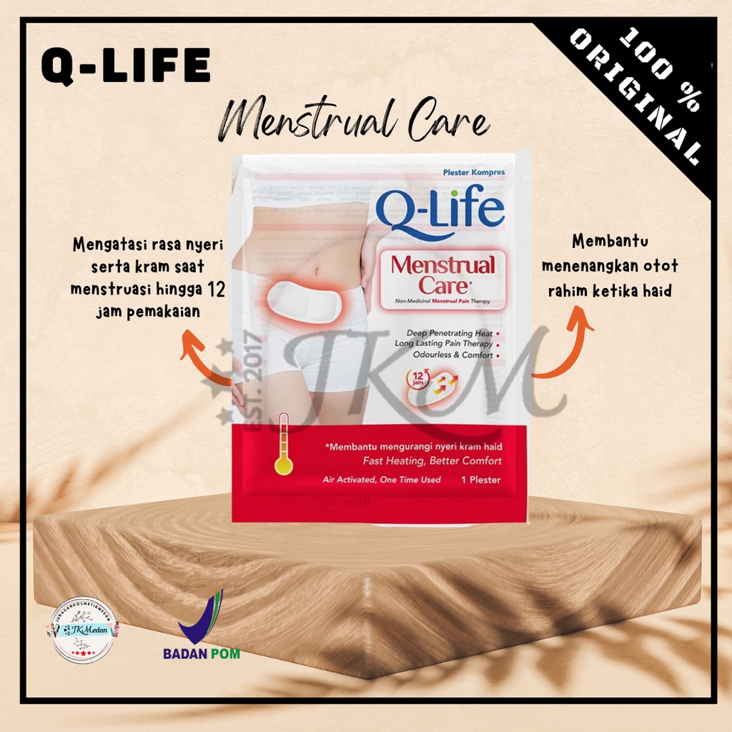 Jual QLIFE MENSTRUAL CARE PATCH PAIN RELIEF PEREDA NYERI HAID