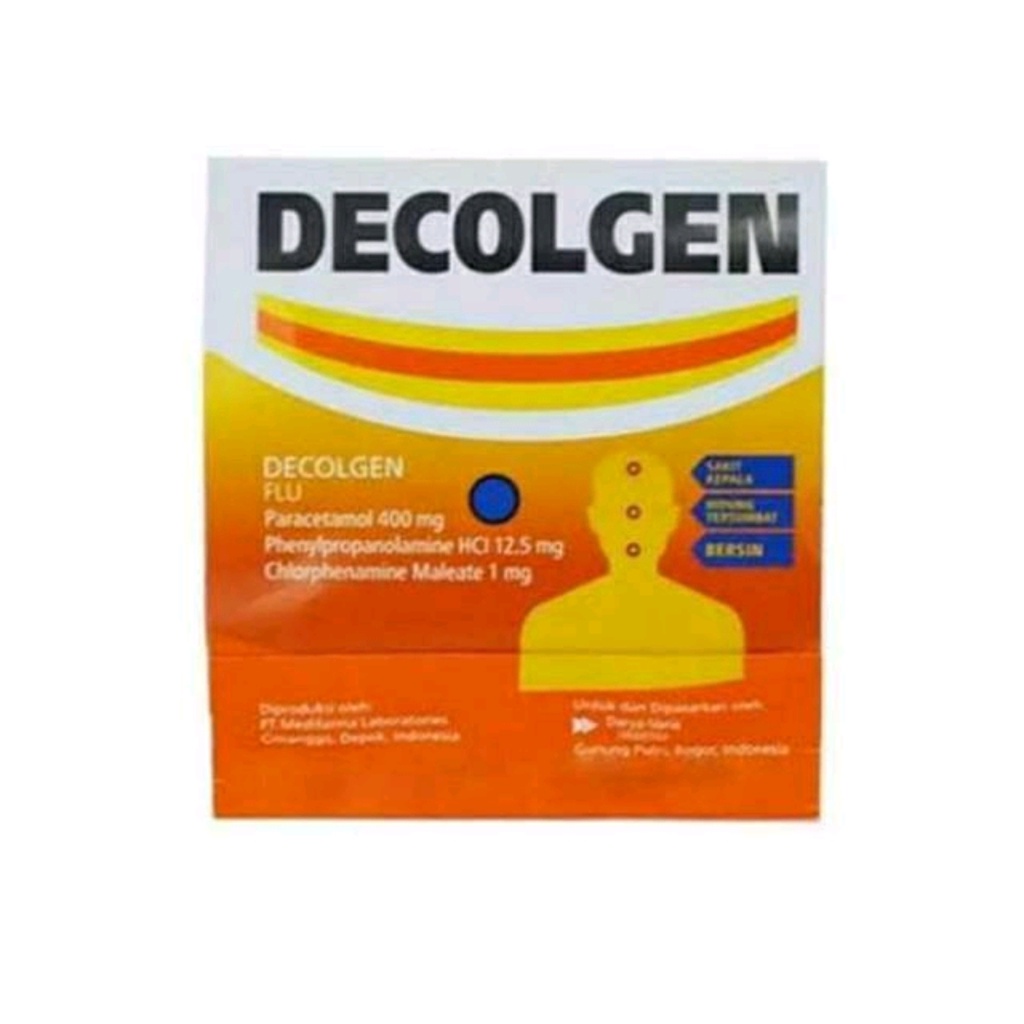 Decolgen 1 Strip @ 4 tablet - exp 2024