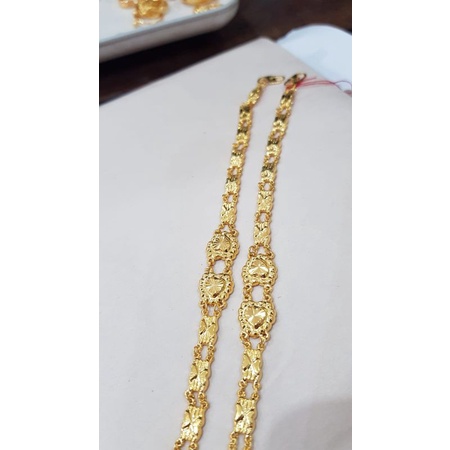 gelang rantai emas asli kadar 700
