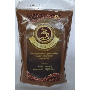 

Bubuk Kopi Arab Rempah Imtaq / Kopi Arab Aroma Rempah 150 Gram