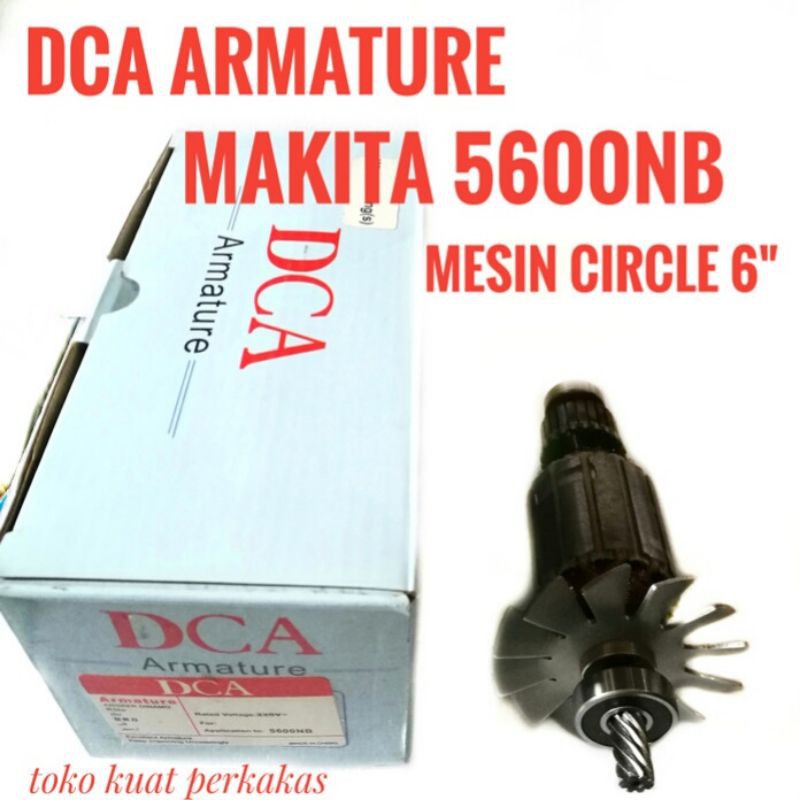 Armature DCA angker mesin circle 6" Makita 5600NB
