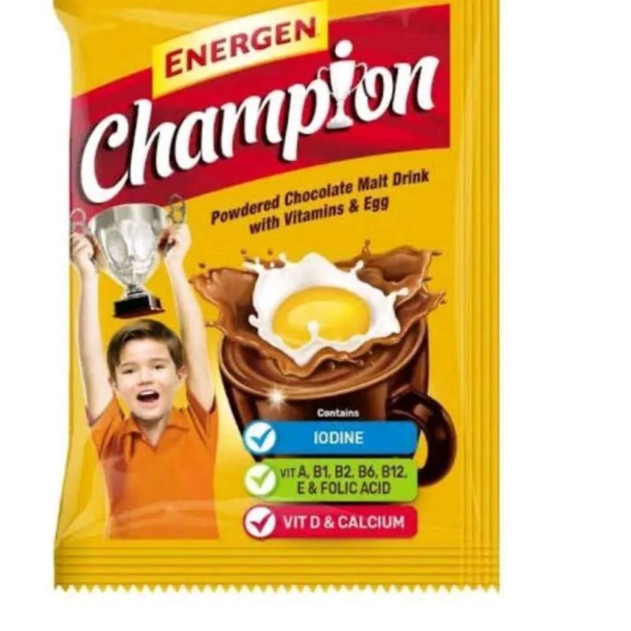 

trxXx4X8--Susu Sereal Energen Coklat / Vanila / Energen Champion - 10pcs x 34gr