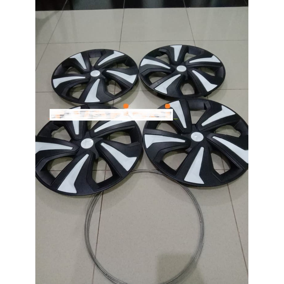 cover dop velg ring 14 hitam putih all new avanza