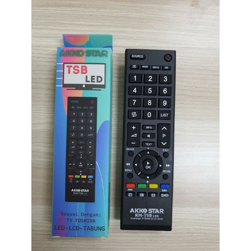 remote tv tabung led lcd toshiba akko star led toshiba