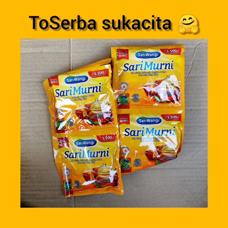 

Teh Celup Sari Murni . 1 renceng 12 sachet