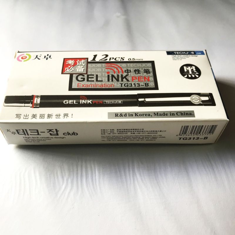 

Pulpen Gel Techjob TG-313 B per pcs