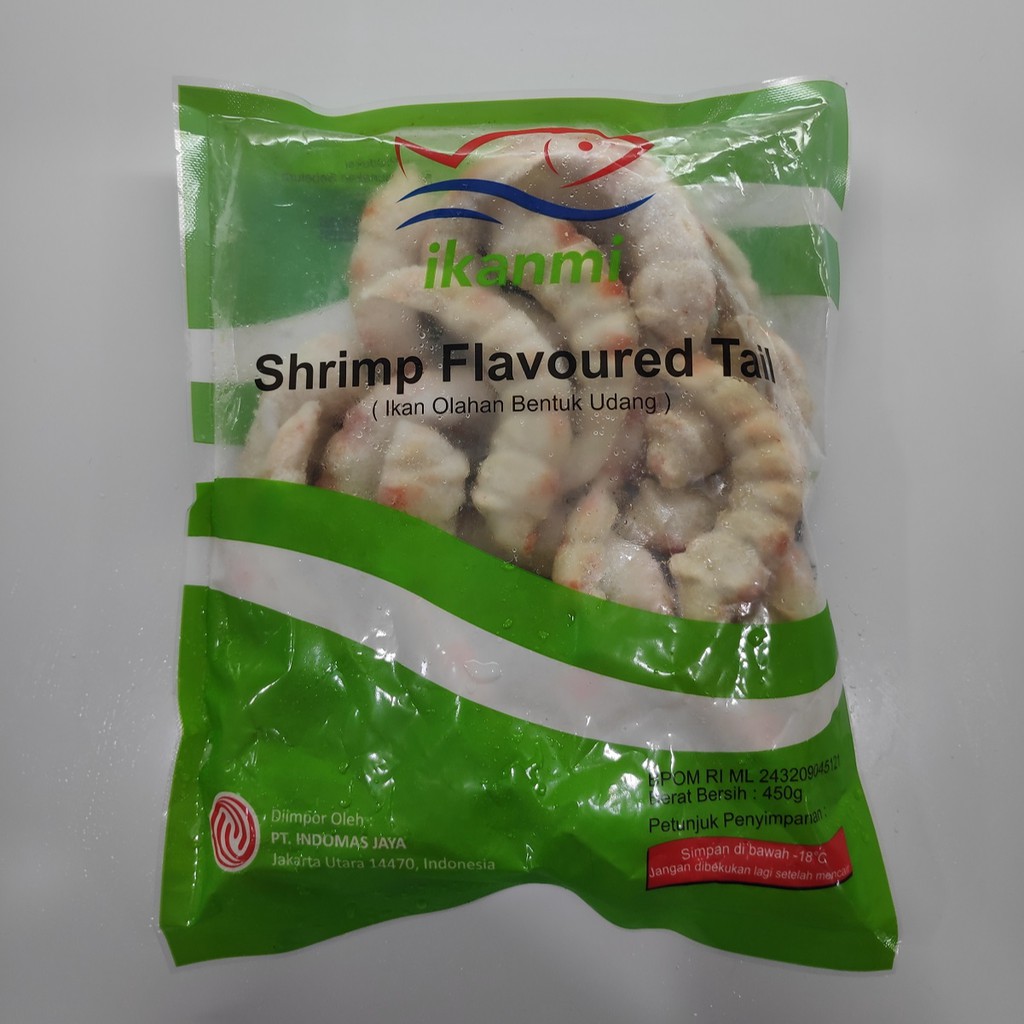 

Shrimp Flavoured Tail Ikanmi 450gr Ikan Olahan Bentuk Udang