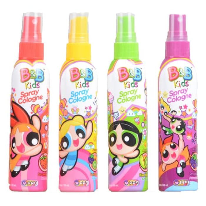 Jual B&B KIDS SPRAY COLOGNE POWERPUFF GIRL 60 ML 100 ML ...