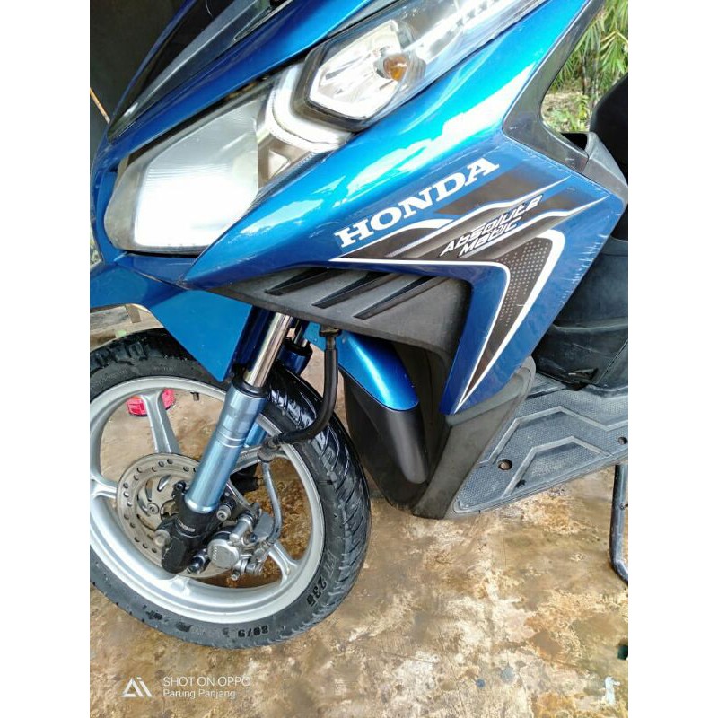 Aksesoris honda vario techno 110 Sambungan spakbor depan Variasi Custom