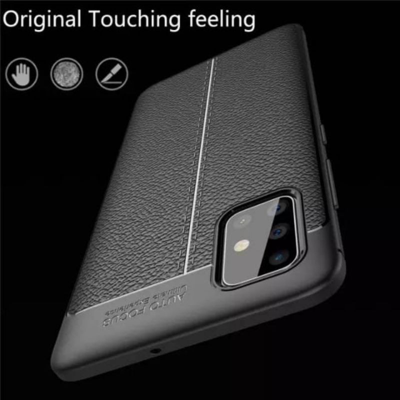 Softcase Samsung A51 Autofocus Leather Case Ultimatte Premium Quality