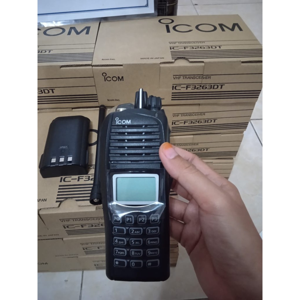 HT Icom IC-F3263DT HT Digital VHF Ori IDAS GPS IP67