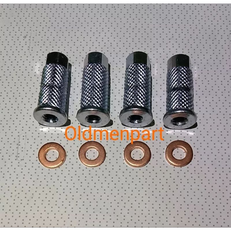 1 SET  Mur Head Nanas Dan Ring Tembaga Yamaha F1 ZR / Vega R Lama /Vega R New / Vega ZR /Jupiter Z /