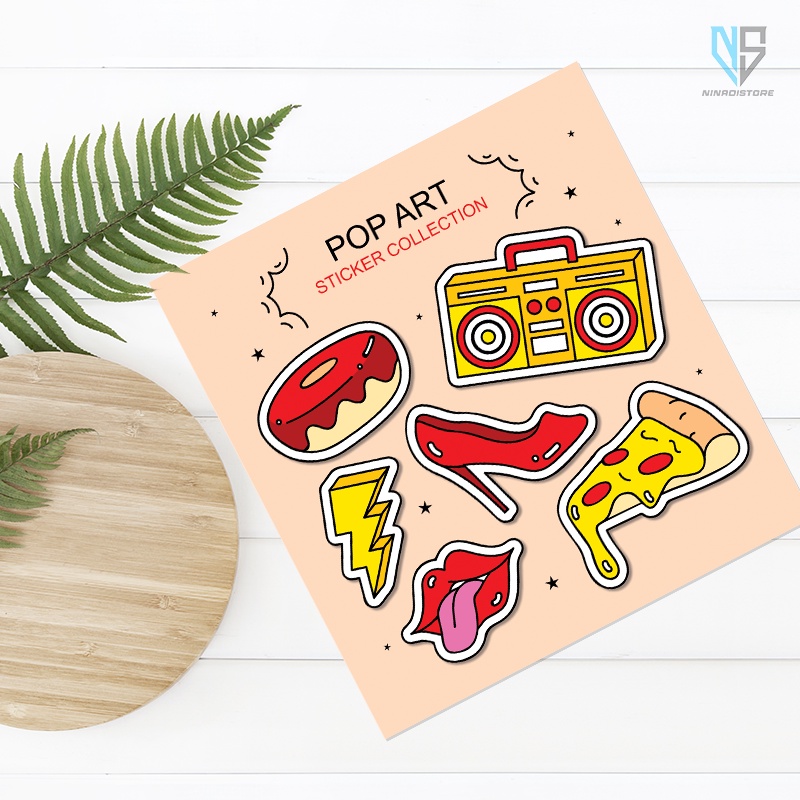 

Sticker Set Diary Book Aesthetic Sticker Decoration Stiker Tumblr Botol Hp Laptop Stiker 2D vinyl Lucu Viral Sticker DIY stiker set POP ART