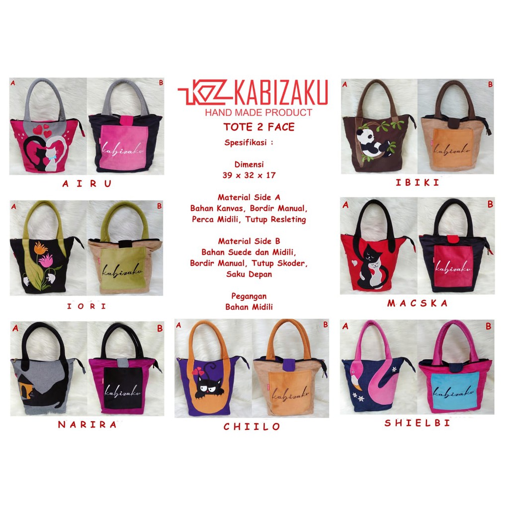 Kabizaku Tote 2 Fase /Tas Wanita totebag/Kabizaku Terbaru/Kabizaku Terlaris/tas jinjing